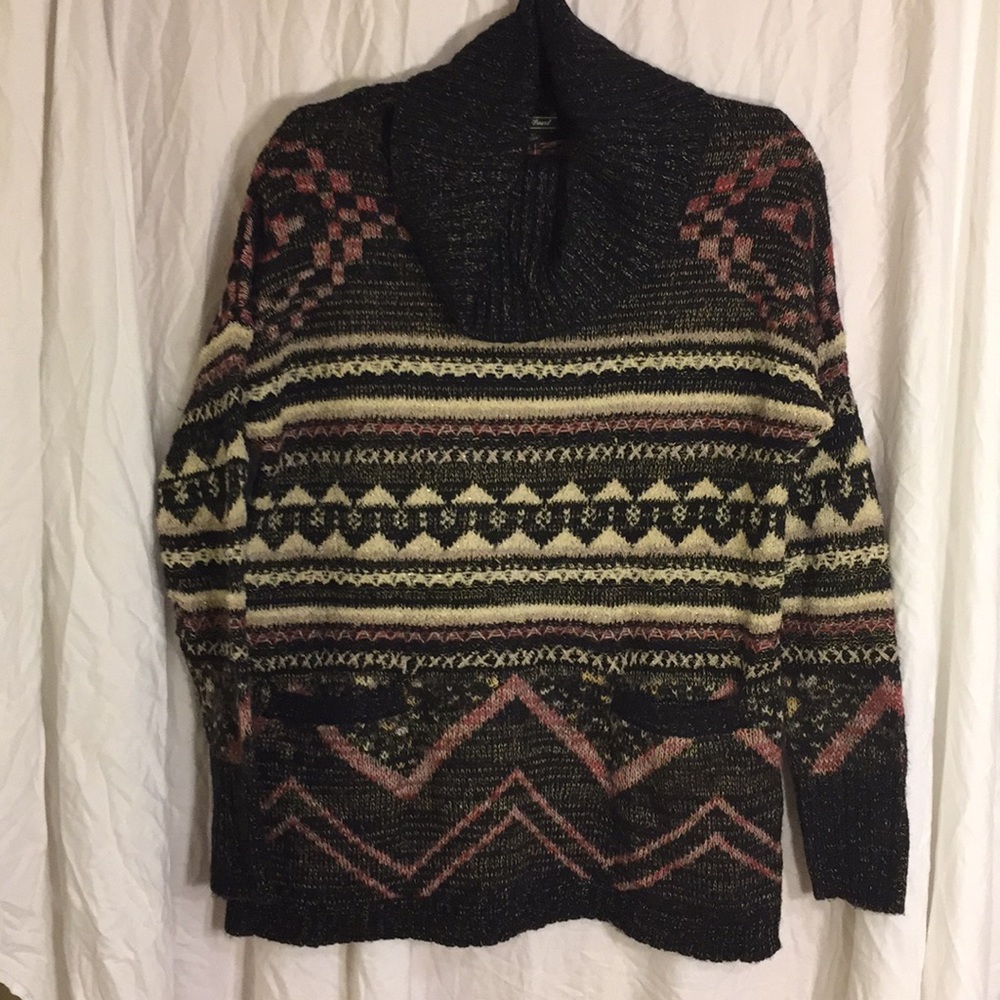 Lucky Brand cowl neck sweater NWT